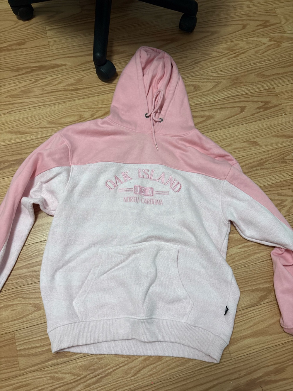 Oak Island Pink Two-Tone Hoodie Sweatshirt